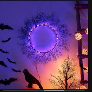 2X IKEA KUSTFYR Halloween Wreaths